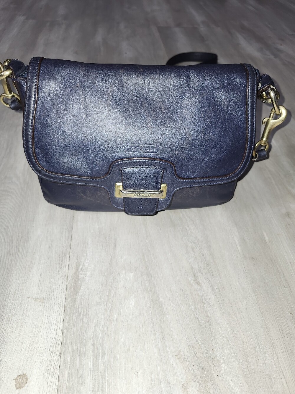 Coach Taylor Leather Flap Crossbody - Picture 1 of 9